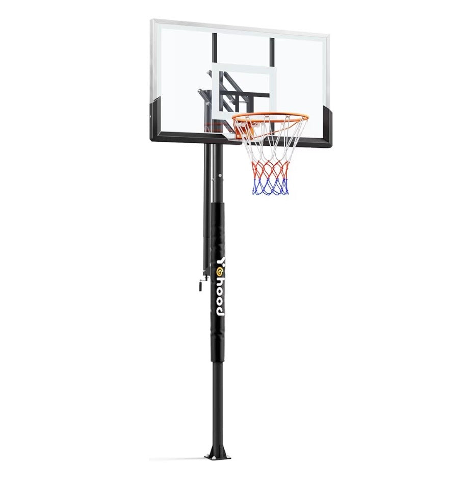 50in In Ground Basketball Ball Hoop