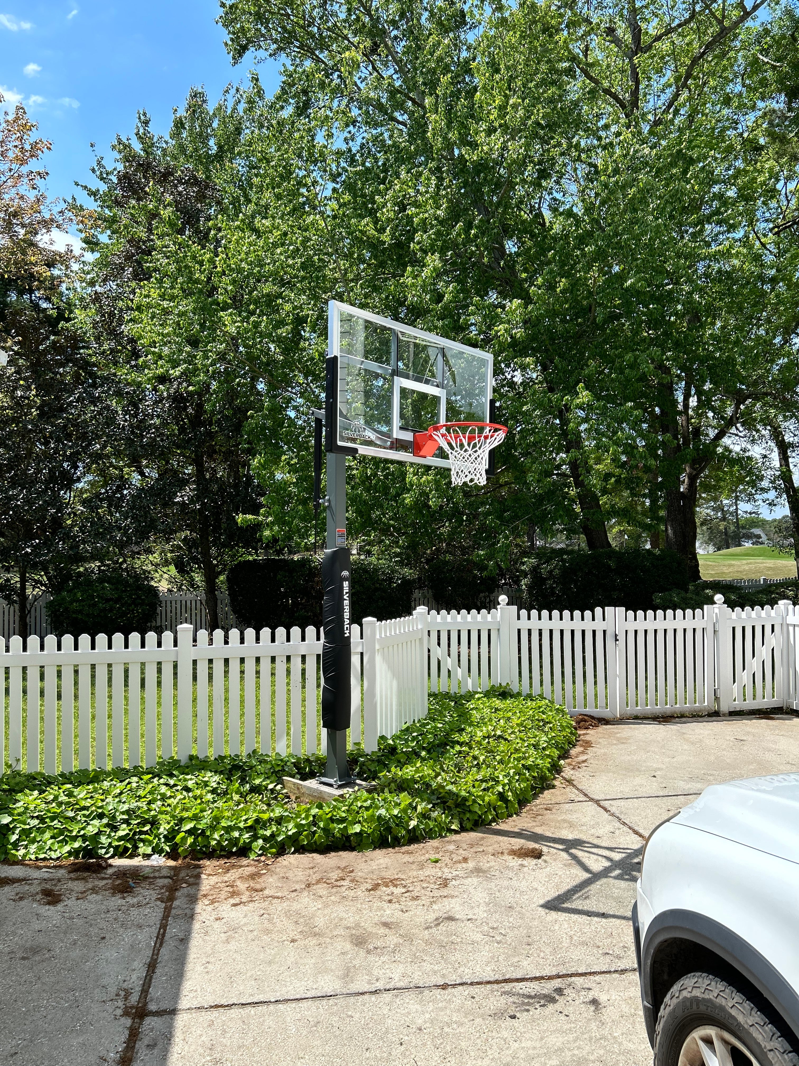 Goliath, 60in Temp Glass Basketball hoop