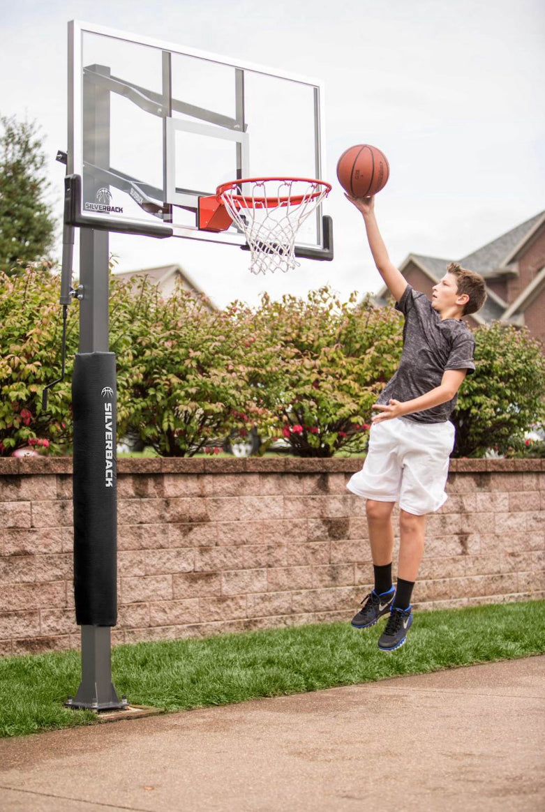 Goliath, 60in Temp Glass Basketball hoop